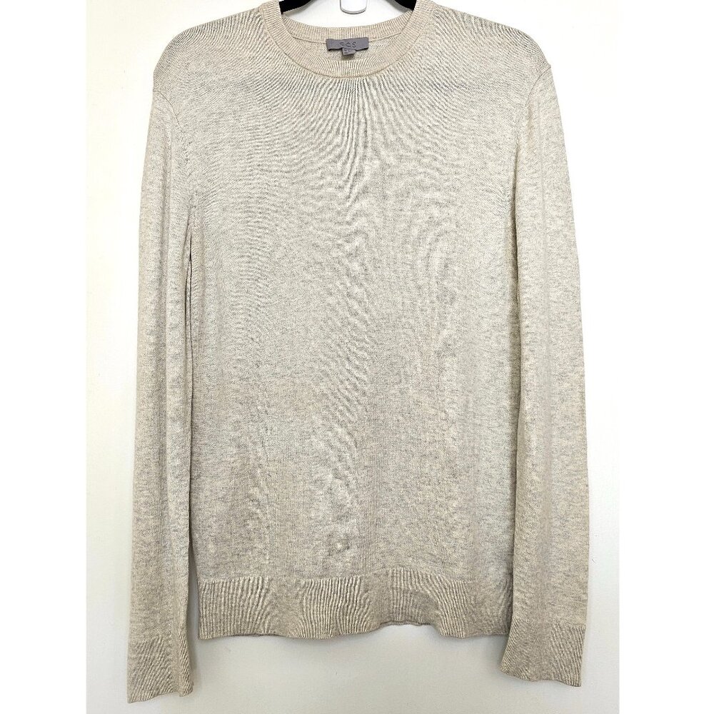 COS Cotton + Yak Hair Blend Lightweight Long Sleeve Crewneck Sweater Small